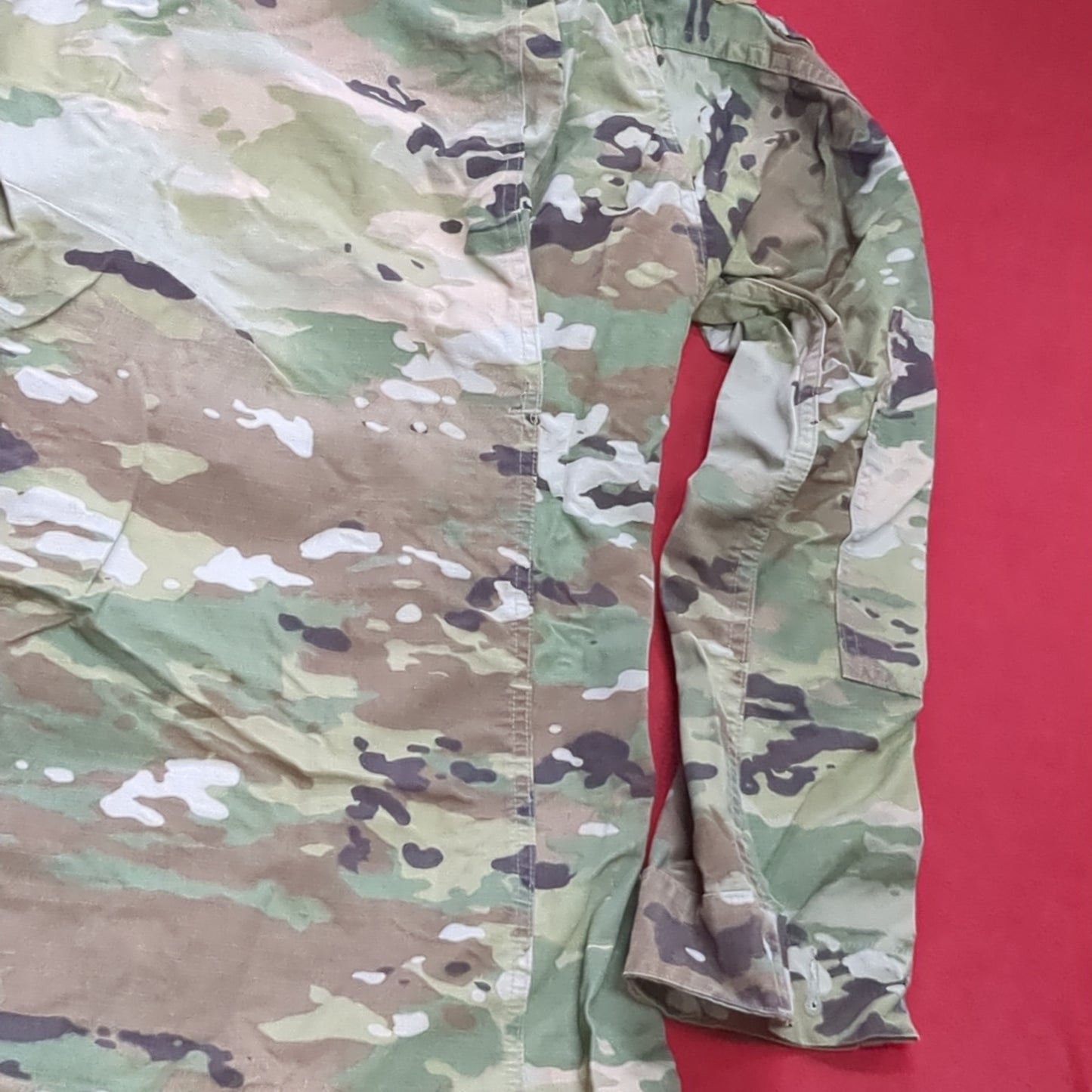 US Army MEDIUM LONG Uniform Top OCP Pattern Good Condition (18o db5-1)