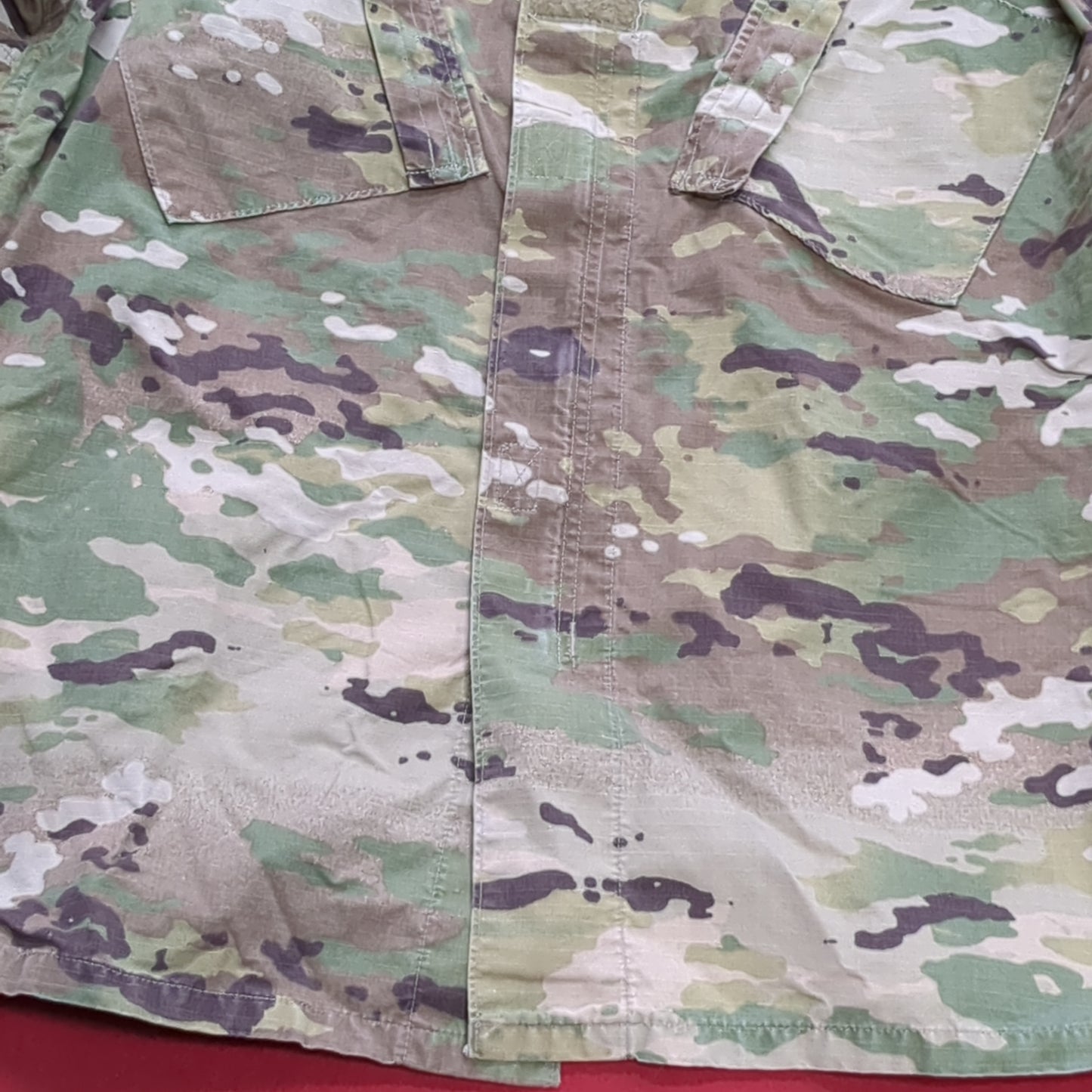 US Army MEDIUM LONG Uniform Top OCP Pattern Good Condition (18o db5-6)
