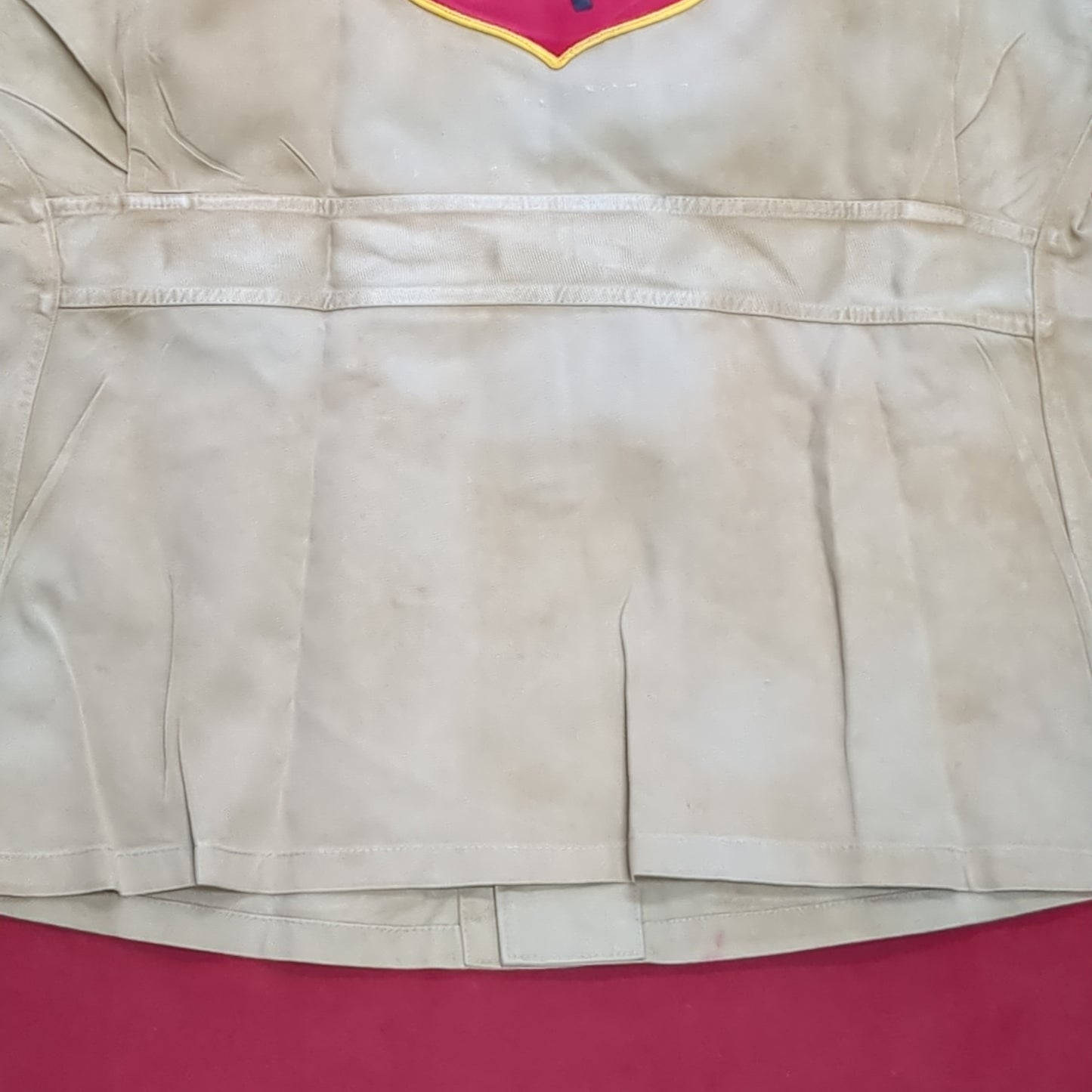 VINTAGE 1960s Sz 42 US Army 10-X AIR DEFENSE COMMAND Long-Sleeve Shirt Excellent Condition (28o da04-13)