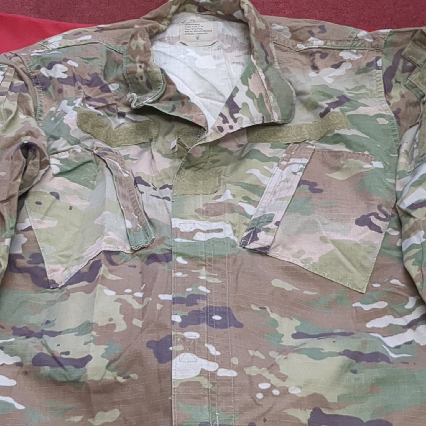 SET of US Army MEDIUM REGULAR Uniform Top Pants OCP Pattern USED (20o da5-1)