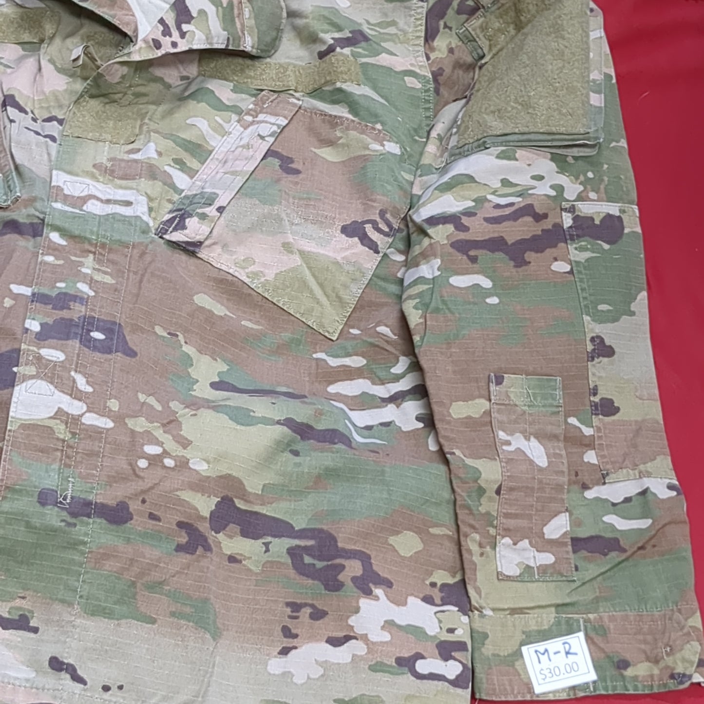SET of US Army MEDIUM REGULAR Uniform Top Pants OCP Pattern USED (20o da5-1)