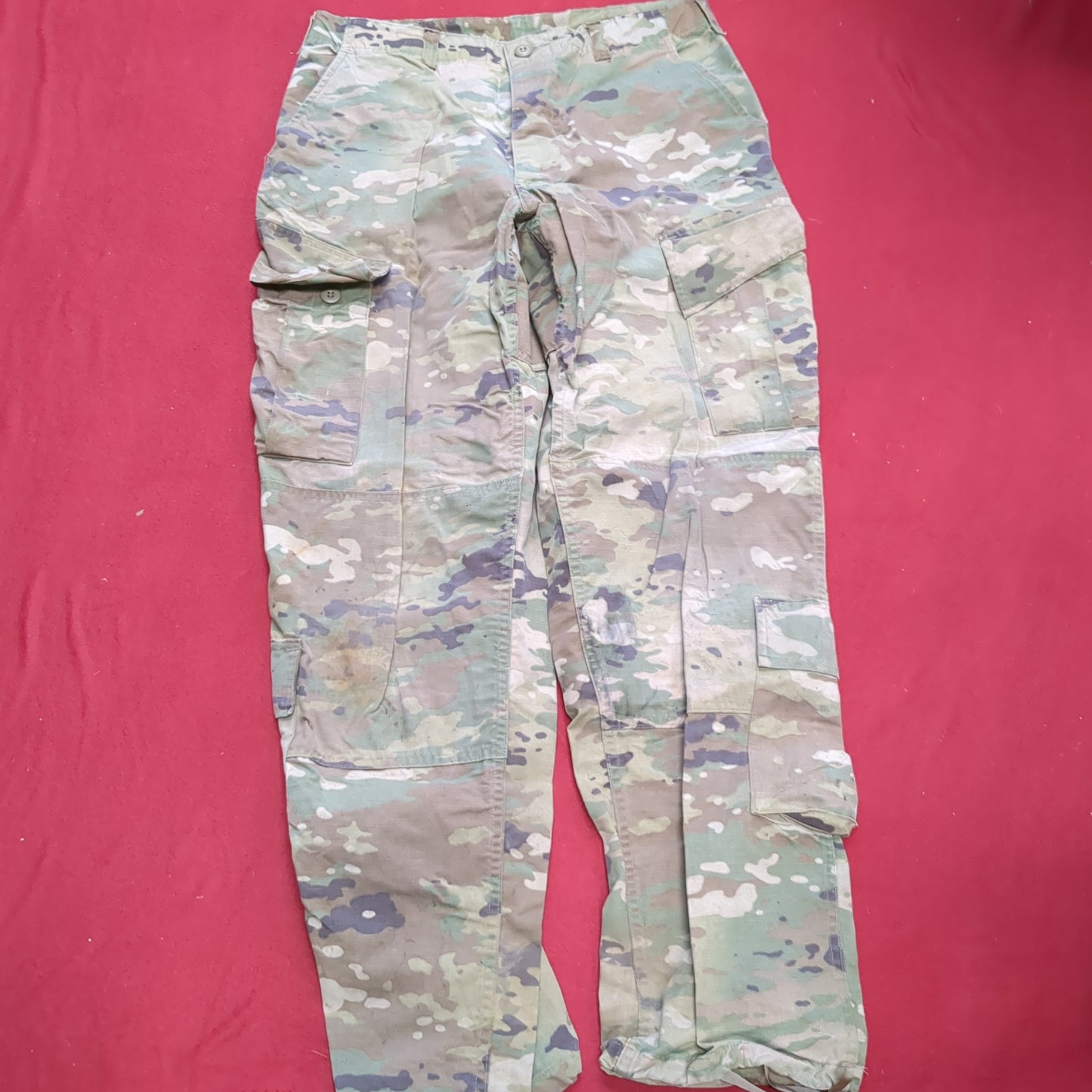 SET of US Army MEDIUM REGULAR Uniform Top Pants OCP Pattern USED (20o da5-1)