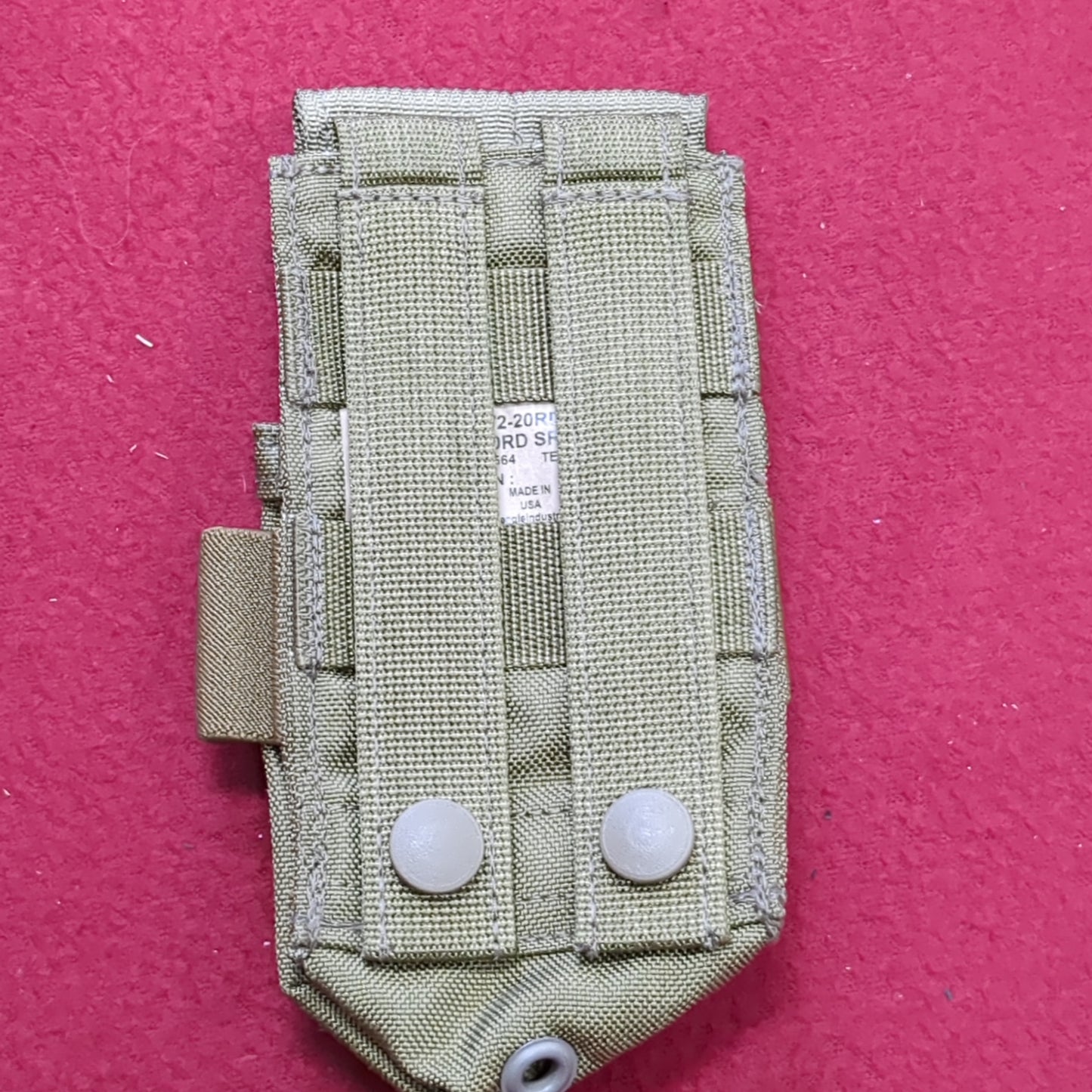 US Army Single Magazine Pouch Molle Good Condition (DCL da6-29)