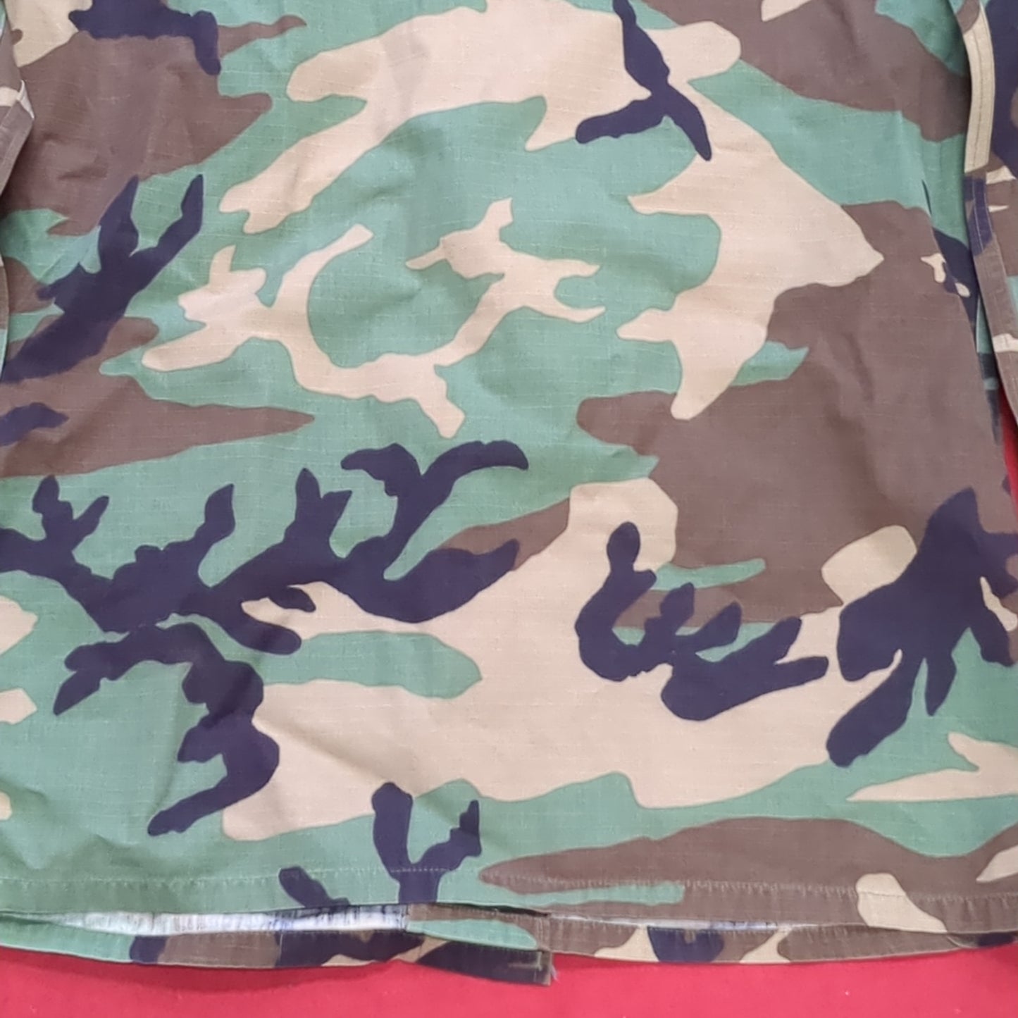US Army Small Regular BDU Woodland Top Jacket Excellent Condition (a03 DC01-P)