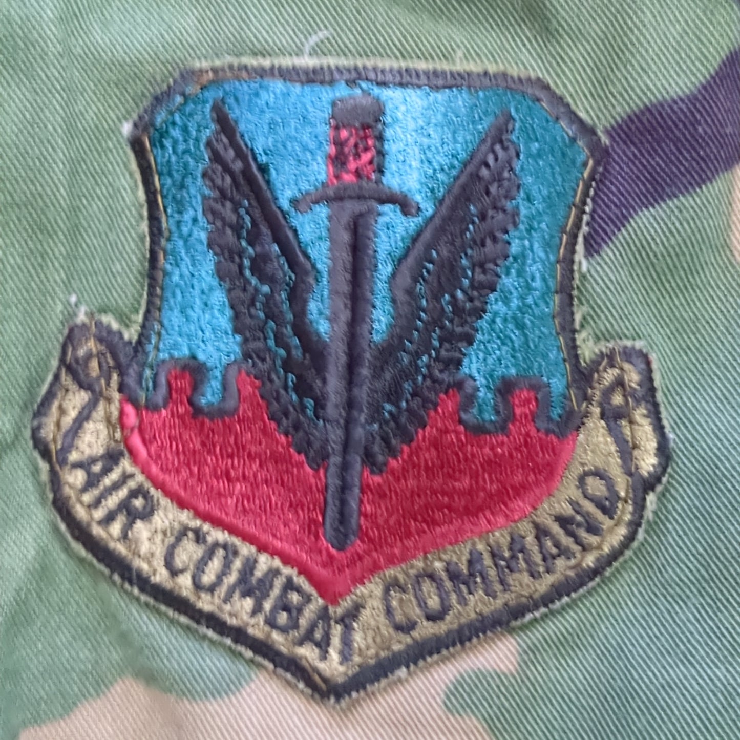 US Air Force Medium Long BDU Woodland Top Jacket Good Condition (DC01-i)