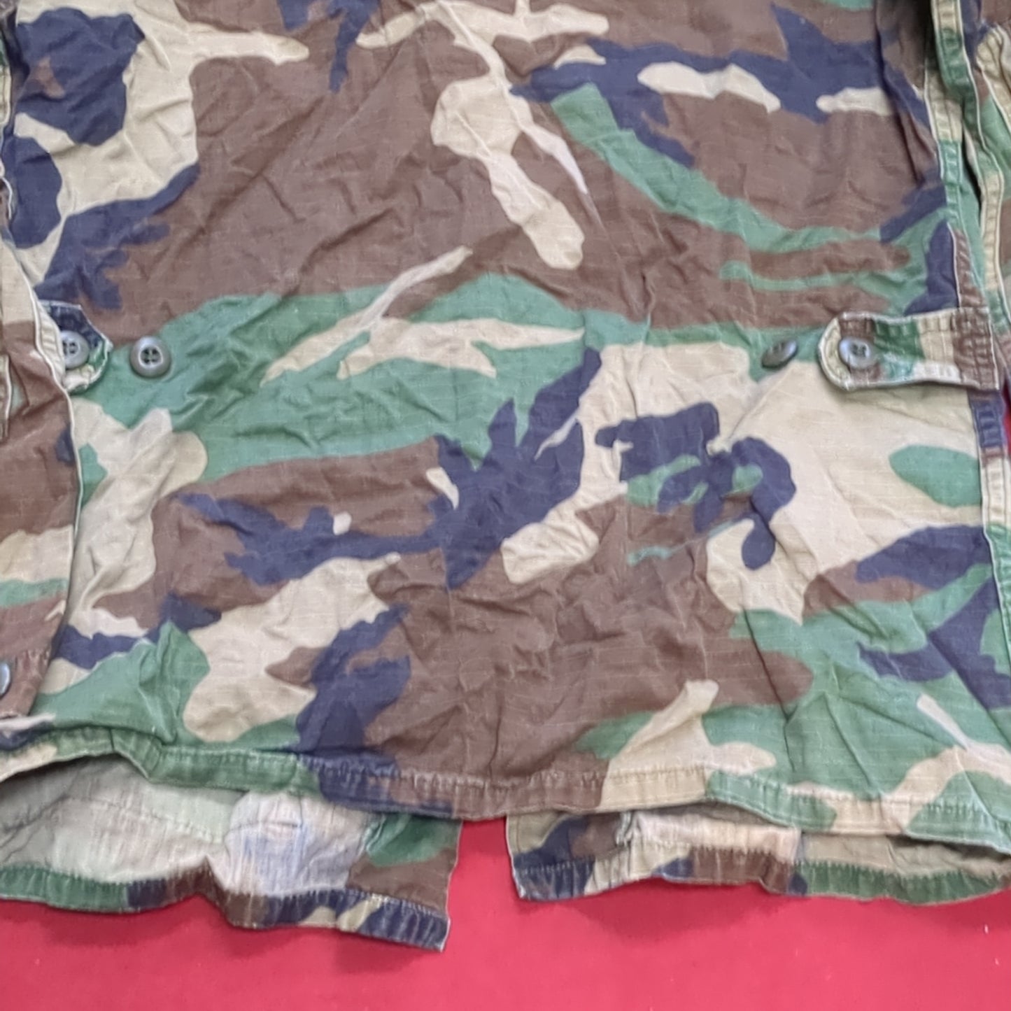 US Army Small Long BDU Woodland Top Jacket (a03 DC01-H)