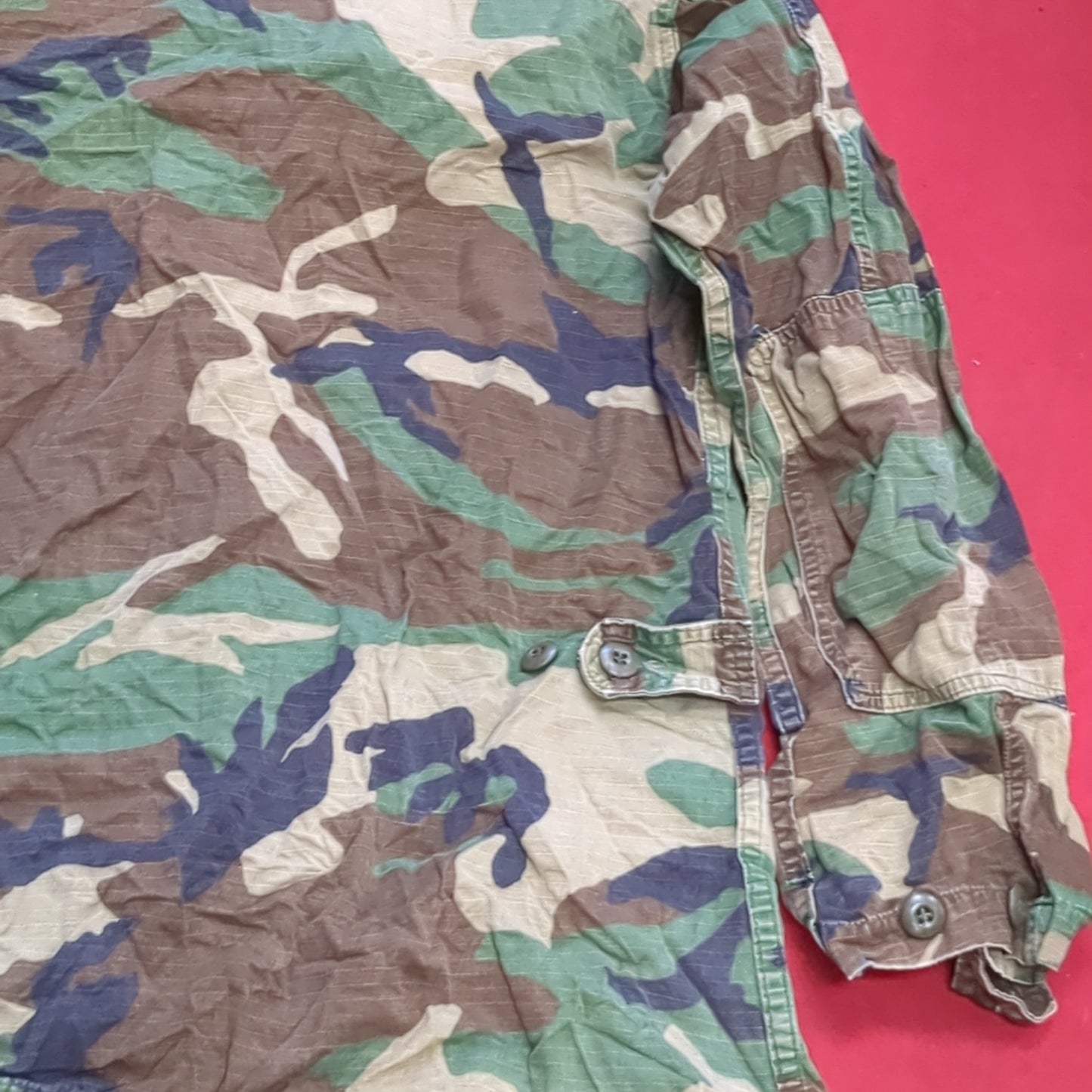 US Army Small Long BDU Woodland Top Jacket (a03 DC01-H)