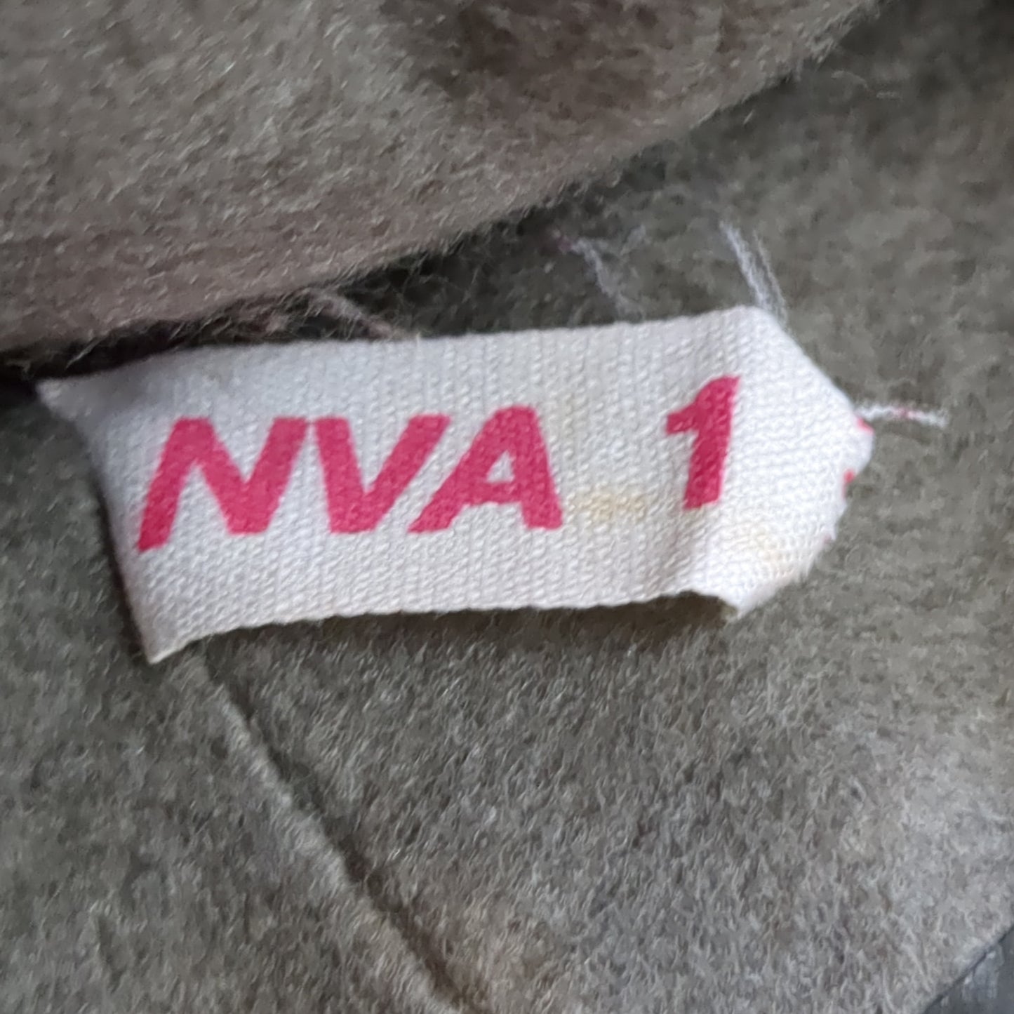 East German Stricktarn Leather Work Gloves Sz 1 Men’s Good Condition (a08 DC3-O)