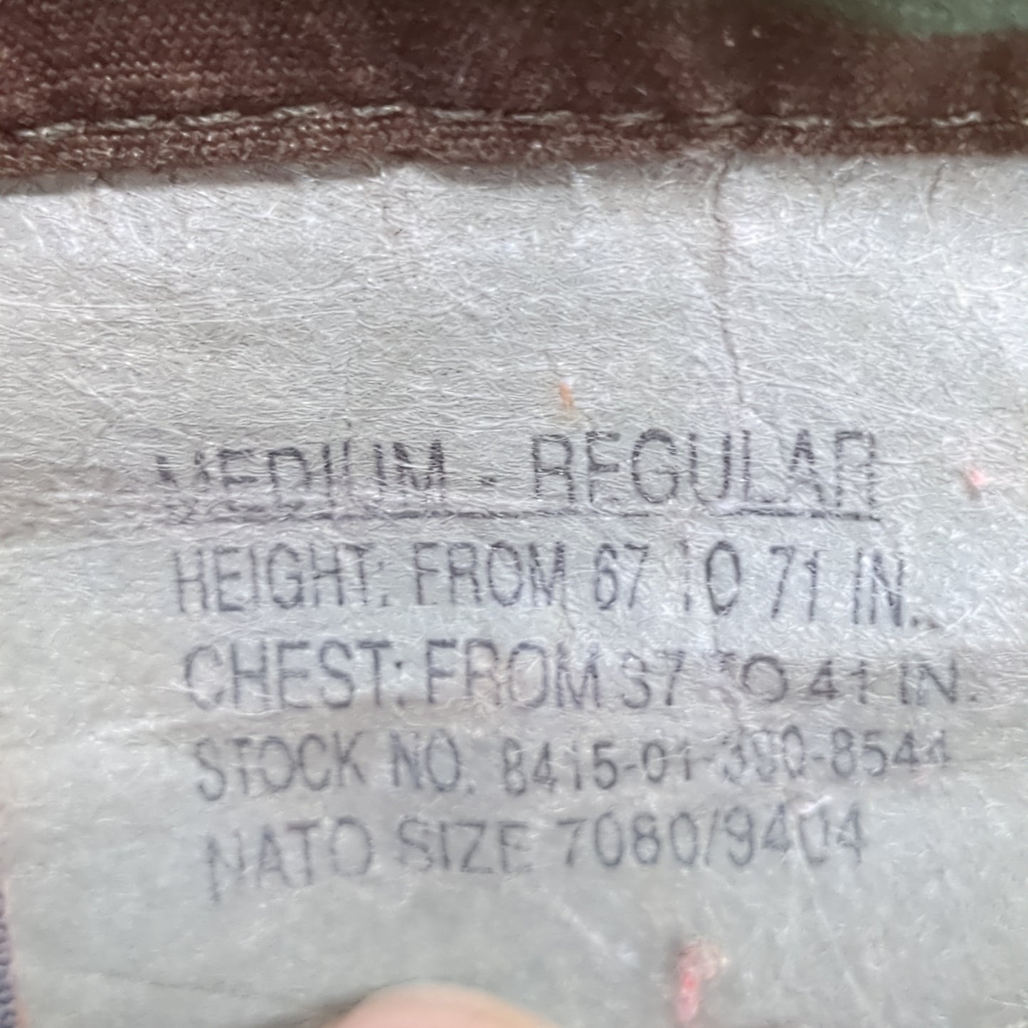 US Army Medium Regular BDU Woodland Top Jacket Good Condition (a10 DC4-N)