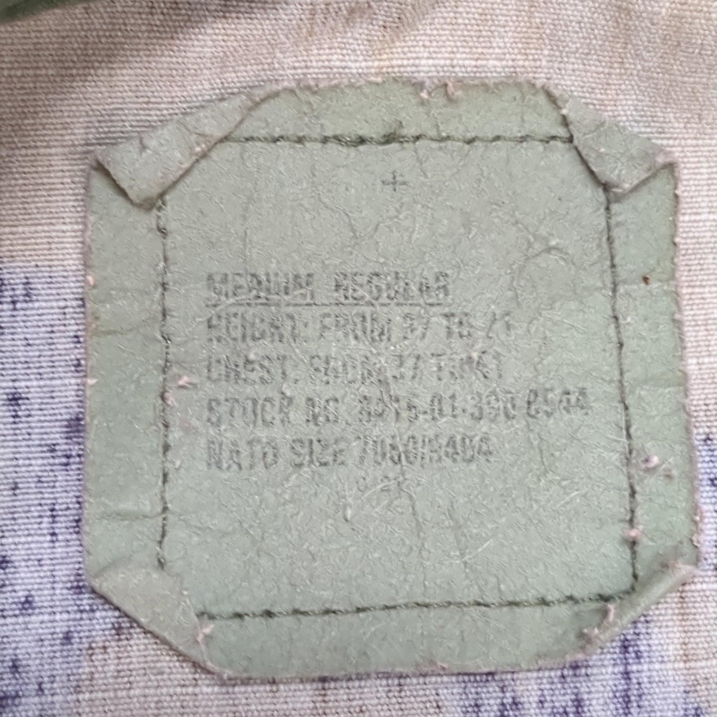 US Army Medium Regular BDU Woodland Top Jacket Good Condition (a10 DC4-s)