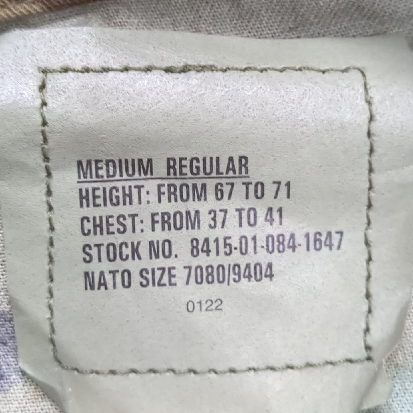US Army Medium Regular BDU Woodland Top Jacket Excellent Condition (a10 DC4-t)