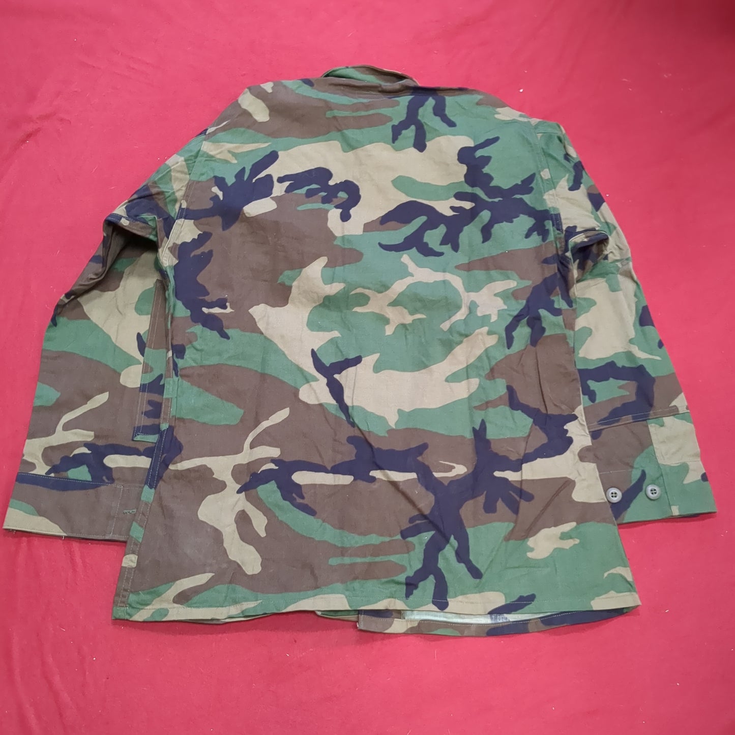 US Army Medium Regular BDU Woodland Top Jacket Excellent Condition (a10 DC4-t)