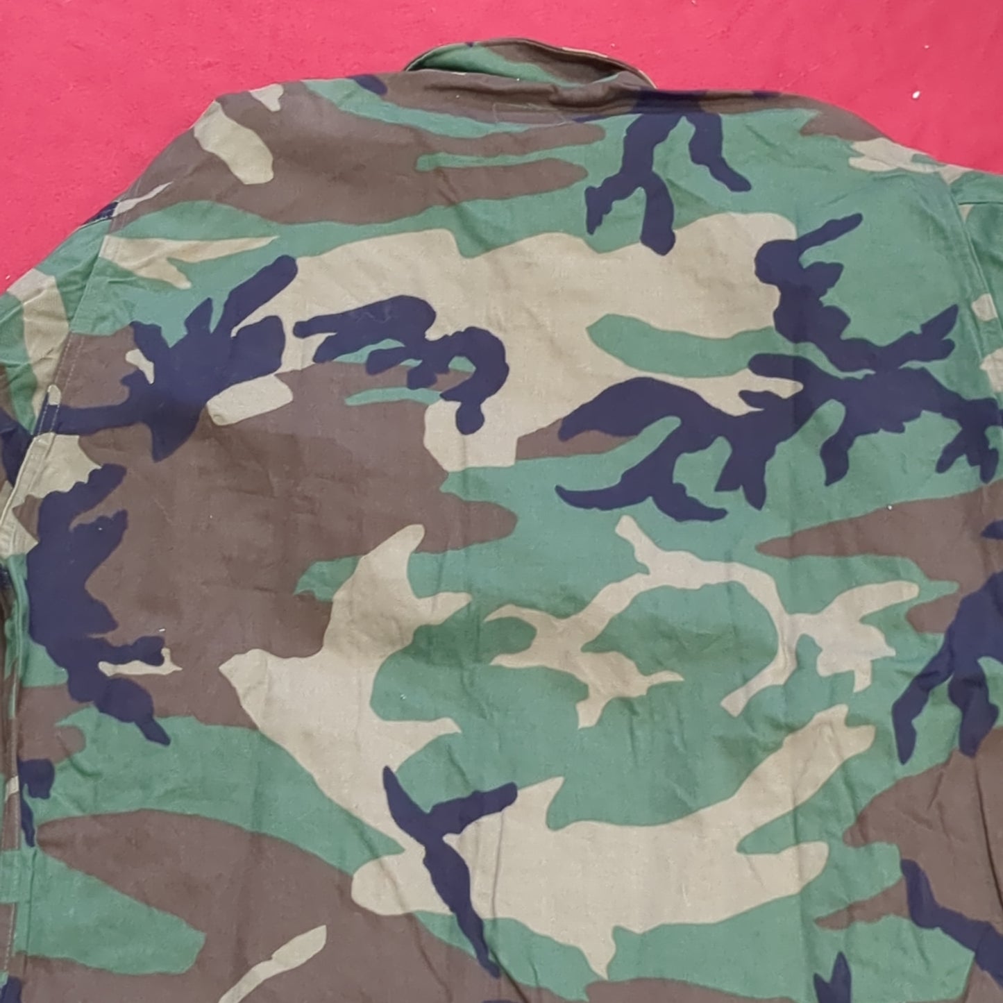 US Army Medium Regular BDU Woodland Top Jacket Excellent Condition (a10 DC4-t)