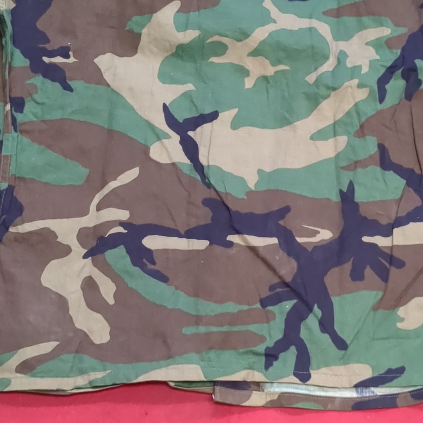 US Army Medium Regular BDU Woodland Top Jacket Excellent Condition (a10 DC4-t)