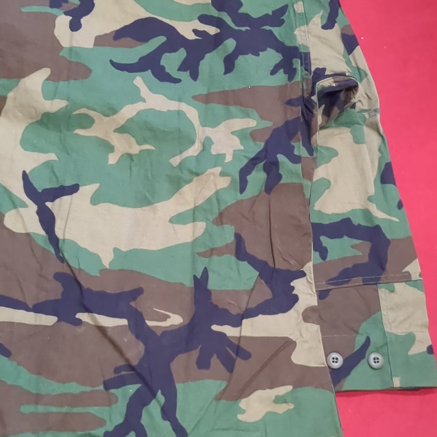 US Army Medium Regular BDU Woodland Top Jacket Excellent Condition (a10 DC4-t)