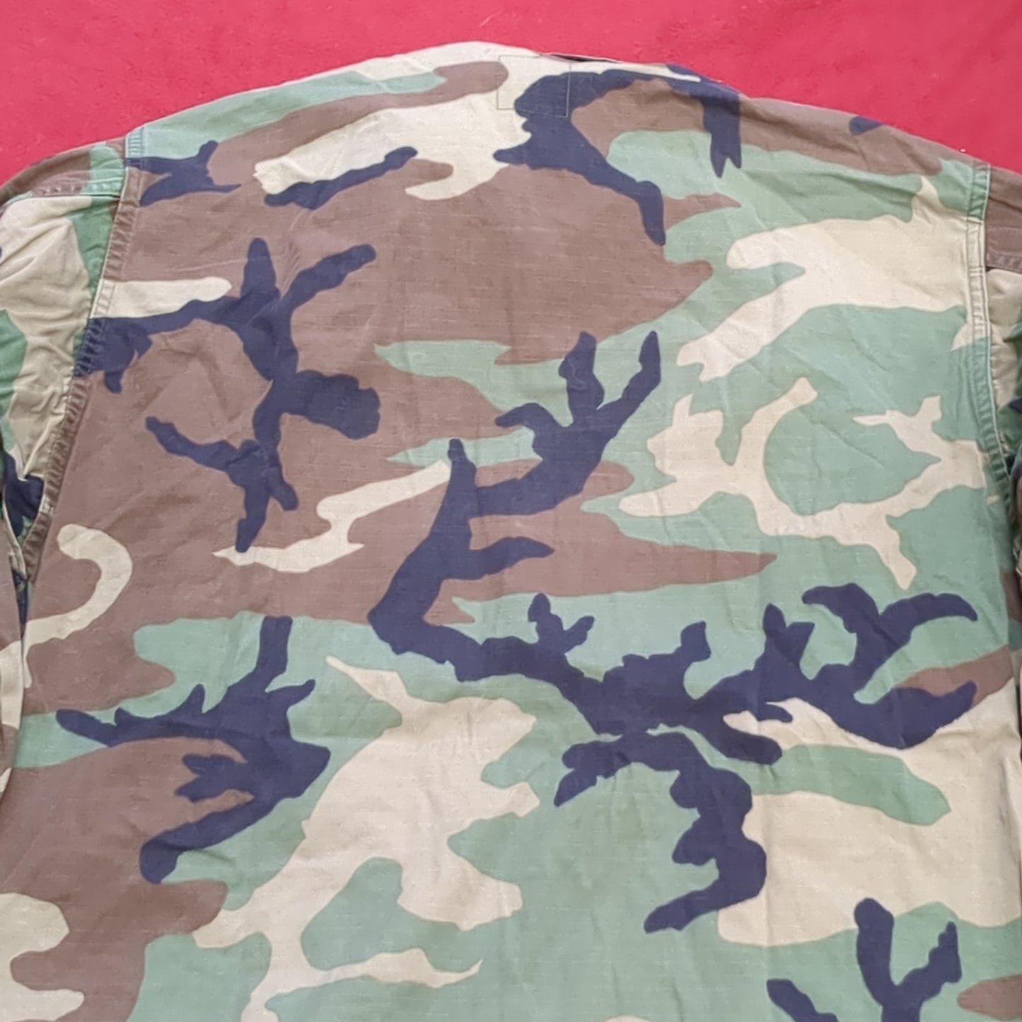 US Army Medium Regular BDU Woodland Top Jacket Good Condition (a10 DC4-Q)