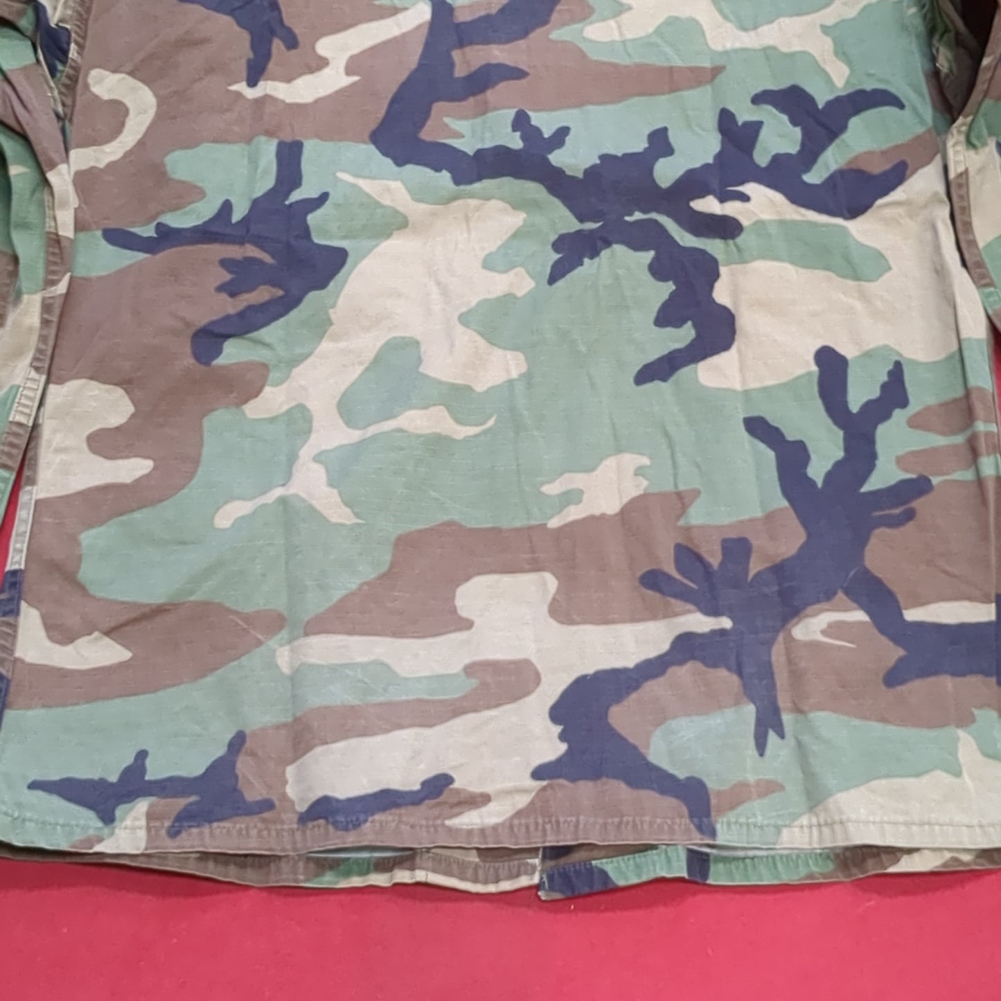 US Army Medium Regular BDU Woodland Top Jacket Good Condition (a10 DC4-Q)