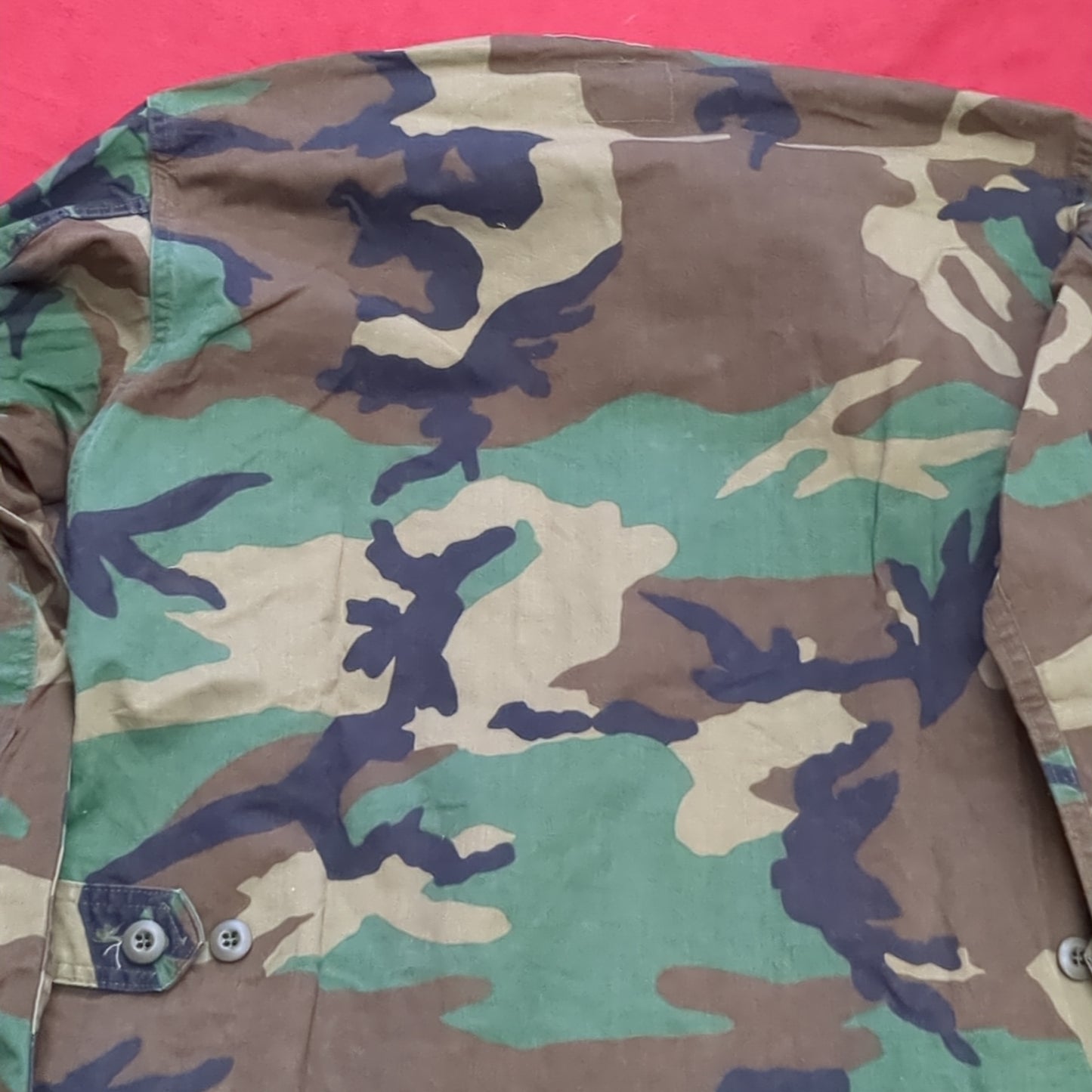 US Army Medium Regular BDU Woodland Top Jacket Excellent Condition (a10 DC4-x)