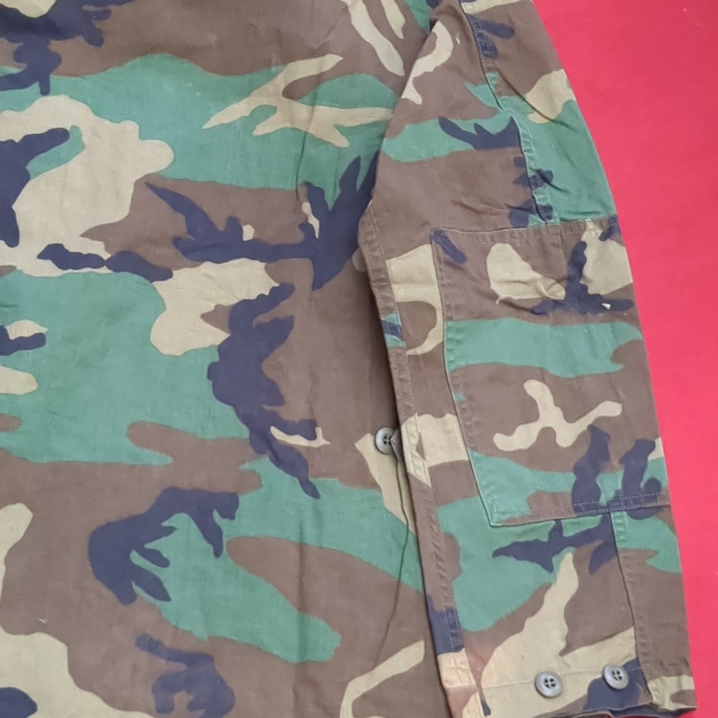US Army Medium Regular BDU Woodland Top Jacket Excellent Condition (a10 DC4-x)