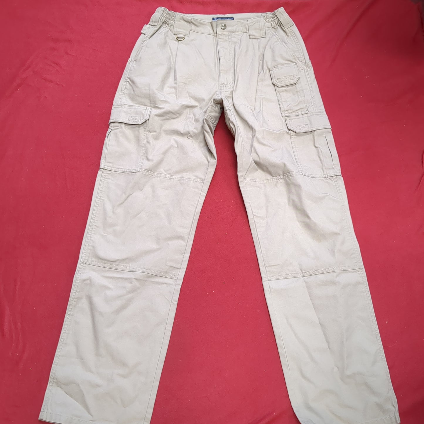 5.11 TACTICAL Men's 32 W/34 L Style-74251 Khaki Pants Tactical Series Excellent Condition (A13 db7-4)