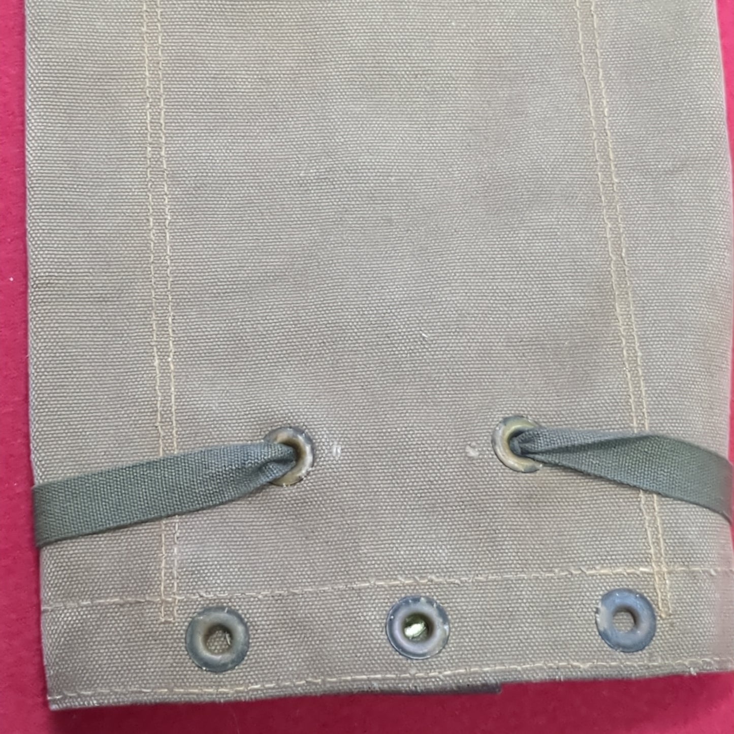 USED WWII Fungus Proofed Type 1 Accessory R.I.A 1945 with Brass Grommets and Cotton Straps (A13- db7-C105)