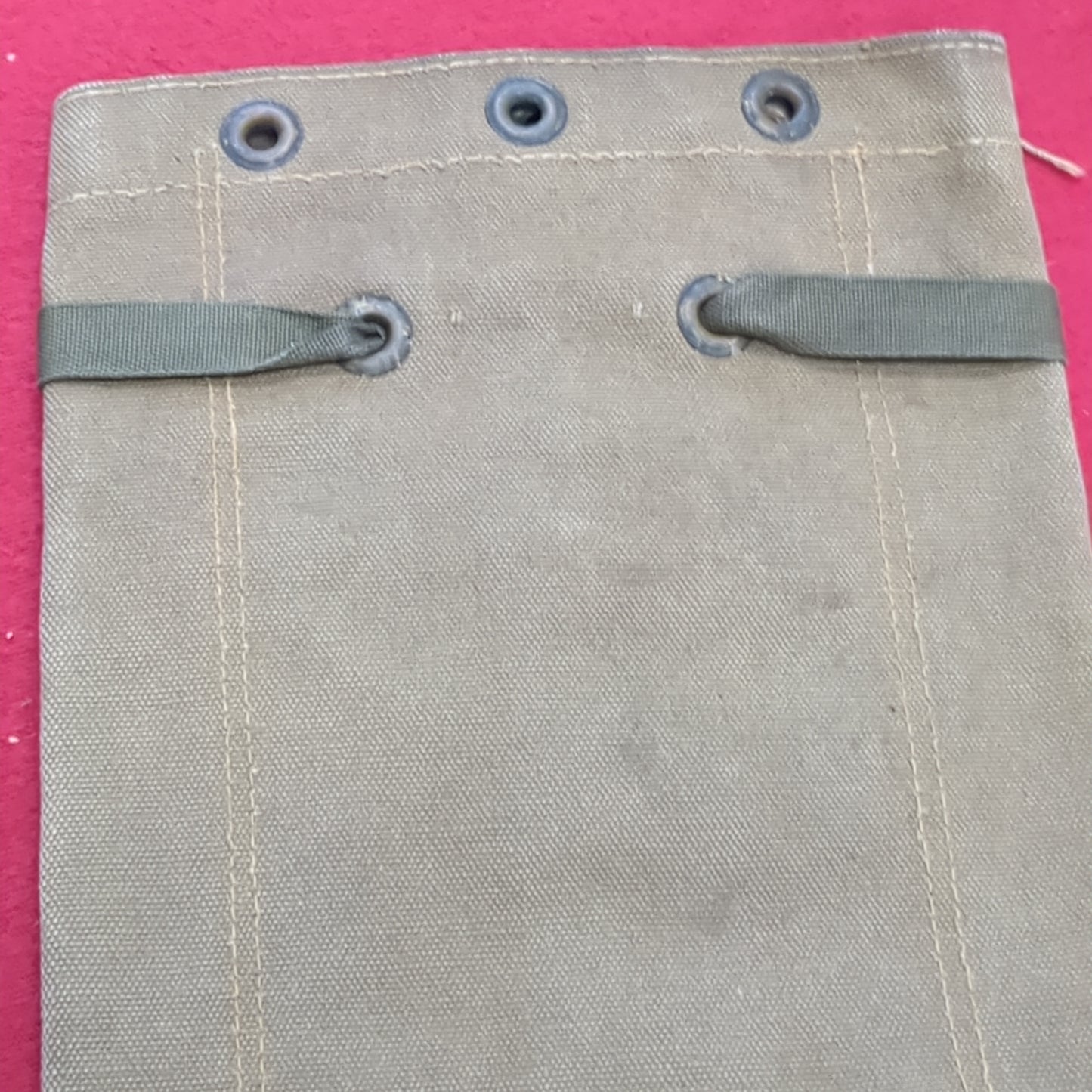 USED WWII Fungus Proofed Type 1 Accessory R.I.A 1945 with Brass Grommets and Cotton Straps (A13- db7-C105)