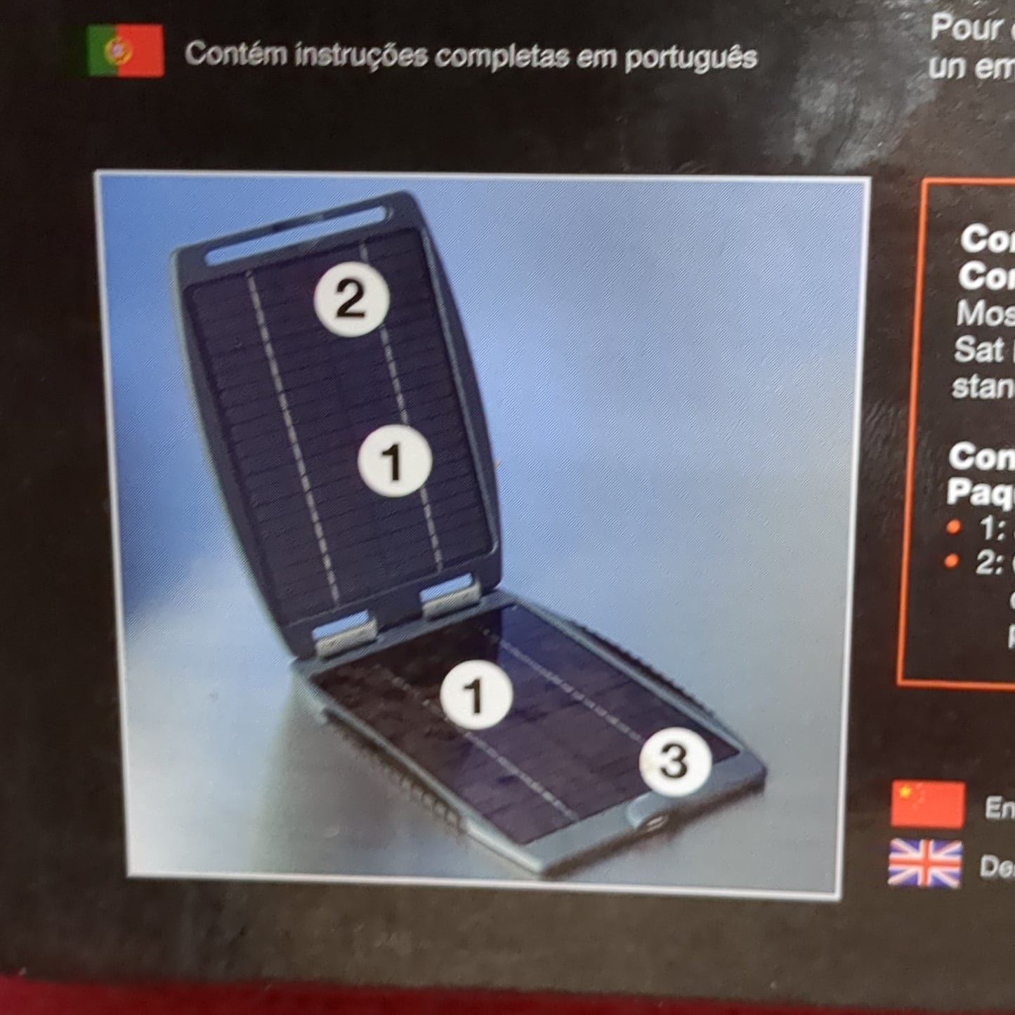 NOS Power Traveller Solar Gorilla with Case and Attachments (A16 BAR ac04-t)
