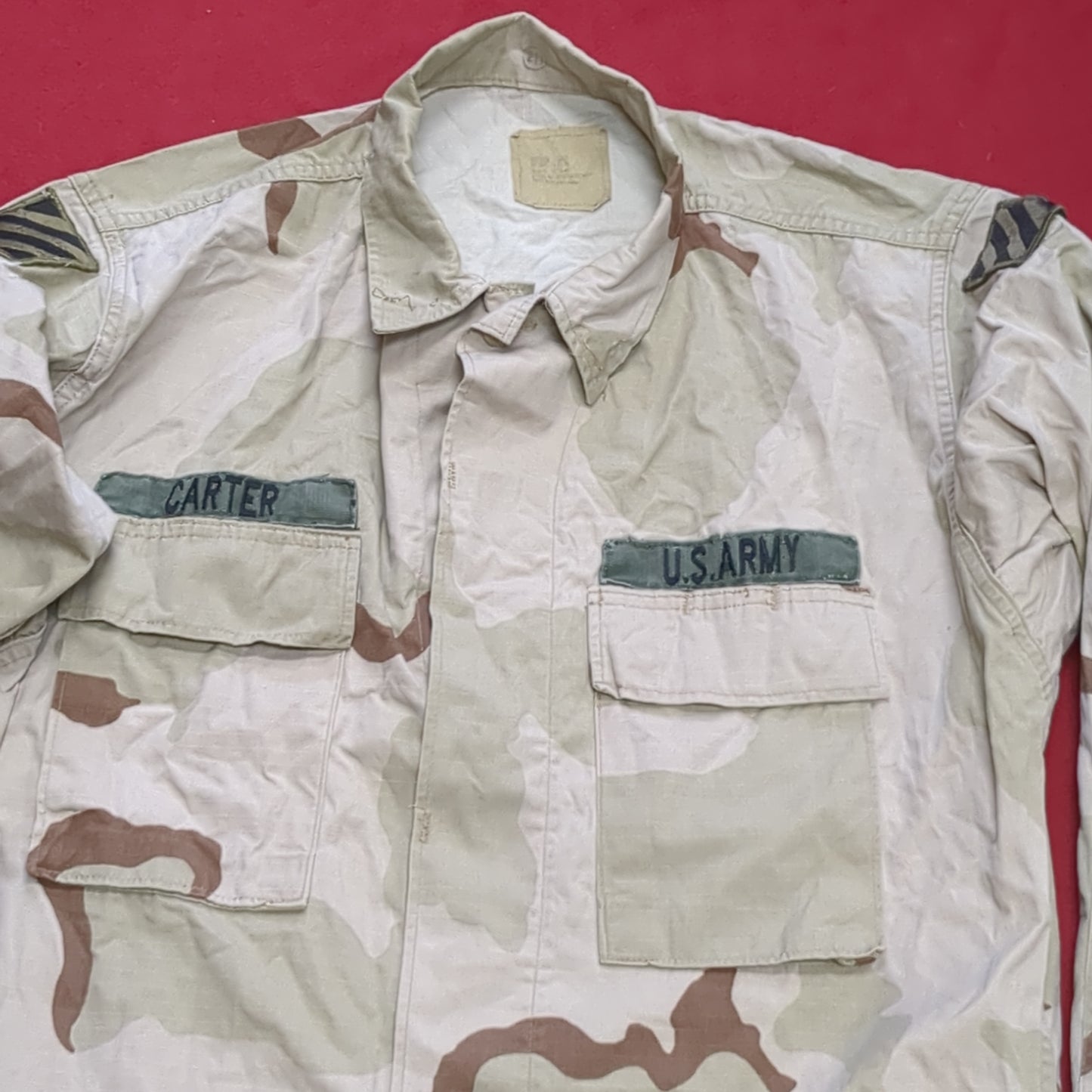 Medium X-Long DCU Desert Camo Top Jacket Uniform Used (a24 da9-i)