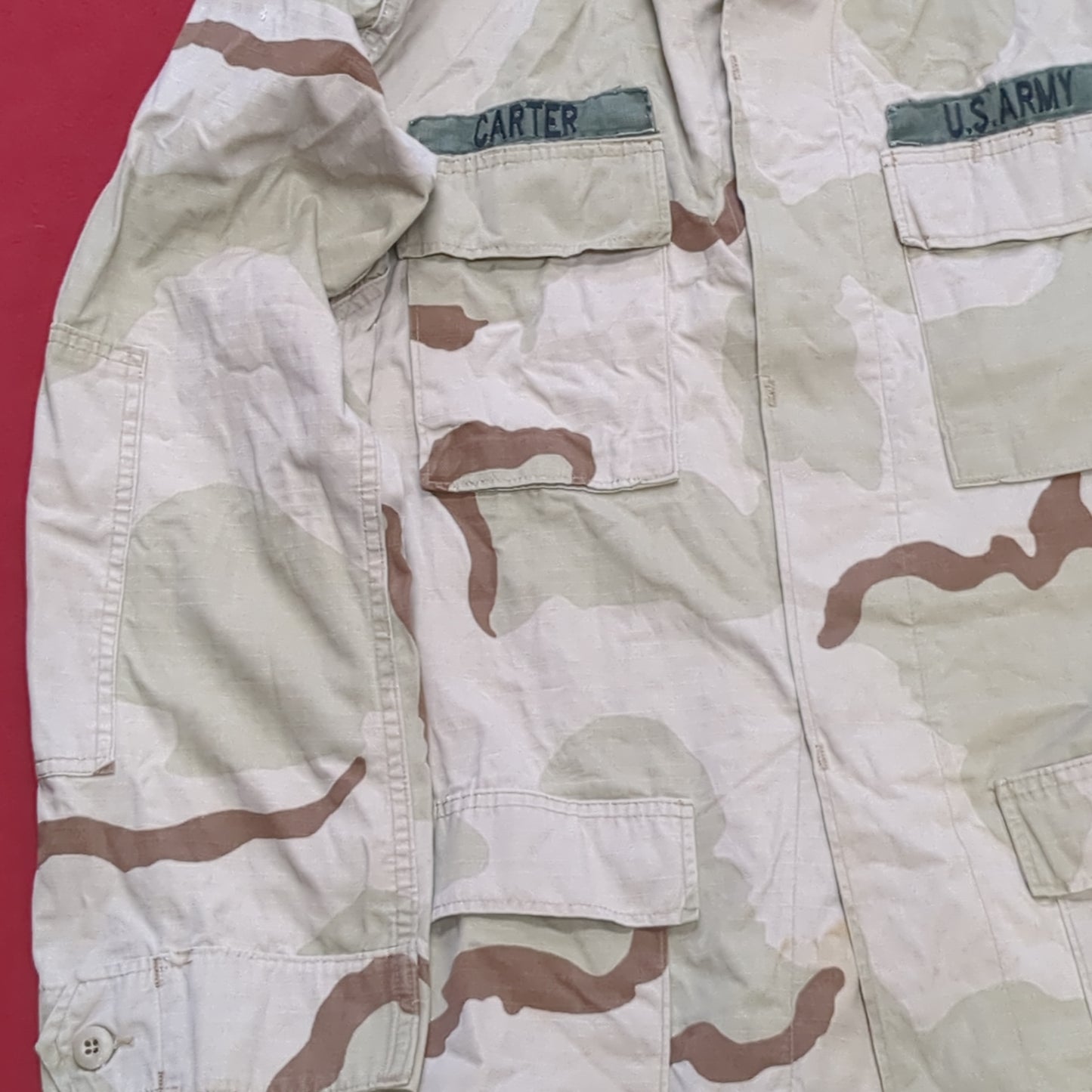 Medium X-Long DCU Desert Camo Top Jacket Uniform Used (a24 da9-i)