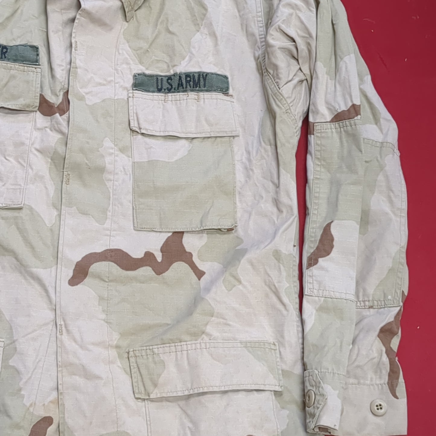 Medium X-Long DCU Desert Camo Top Jacket Uniform Used (a24 da9-i)