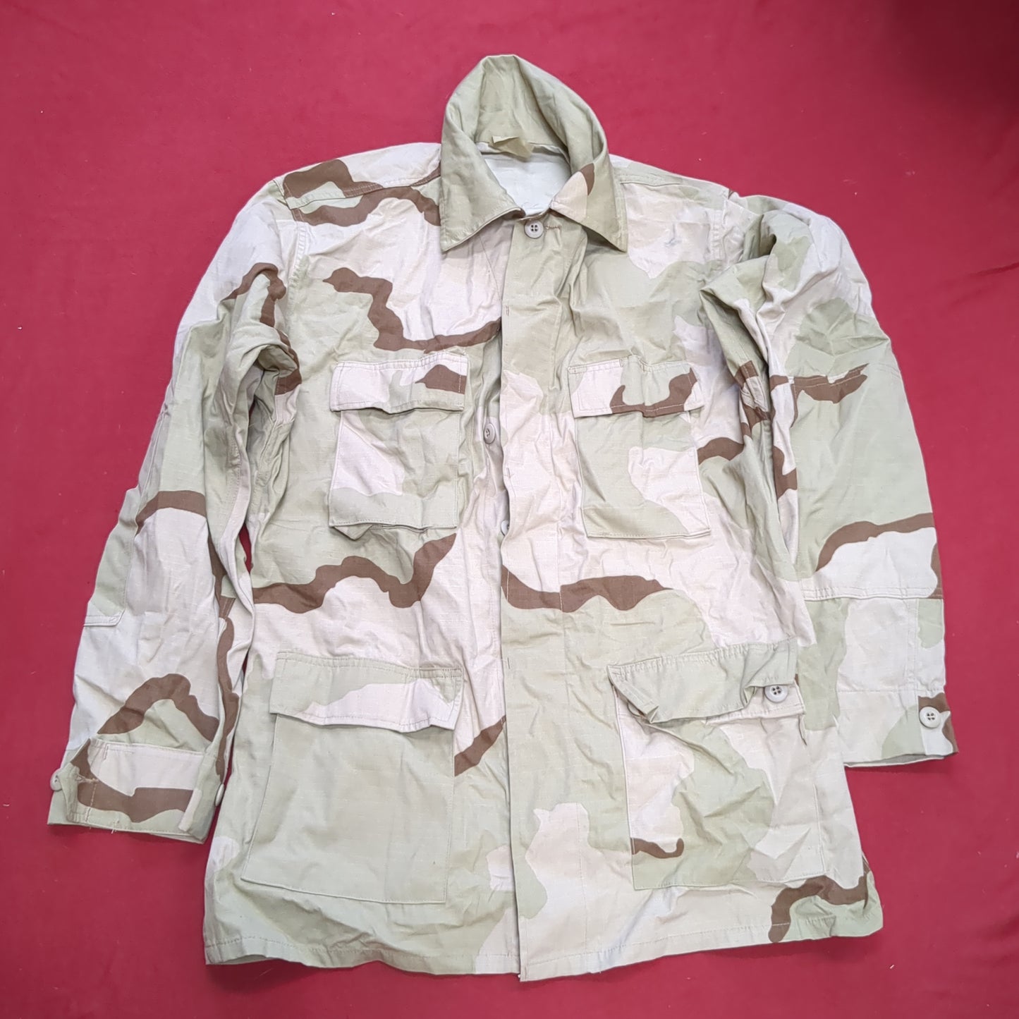 Medium Long DCU Desert Camo Top Jacket Uniform (a24 da9-z)