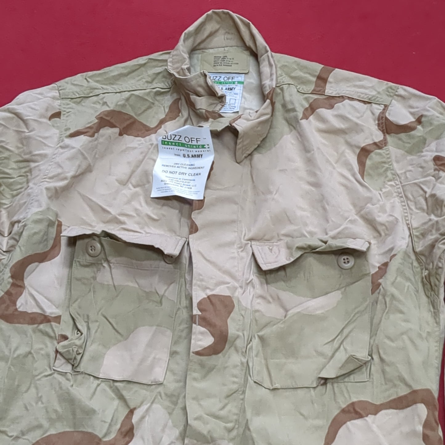 NWT Medium Long DCU Desert Camo Top Jacket Uniform (a24 da9-f)