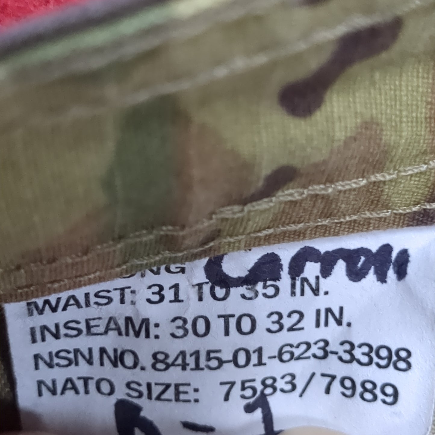 US Army 31 Long Traditional OCP Uniform Pants Air Force Good Condition (fc06-SEP42)