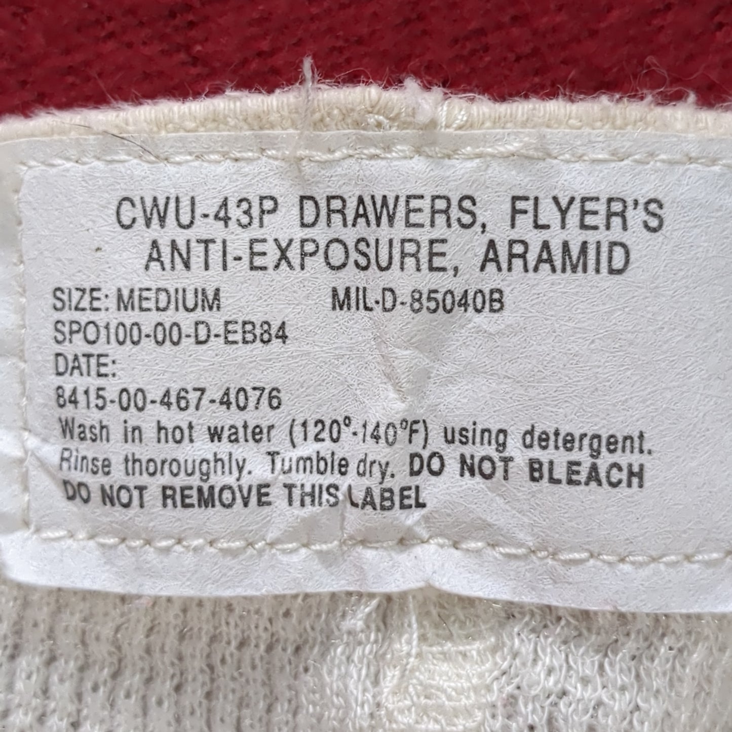 NOS USGI Flyers Aramid Thermal Anti-Exposure Medium Bottoms (eb08-SEP132)