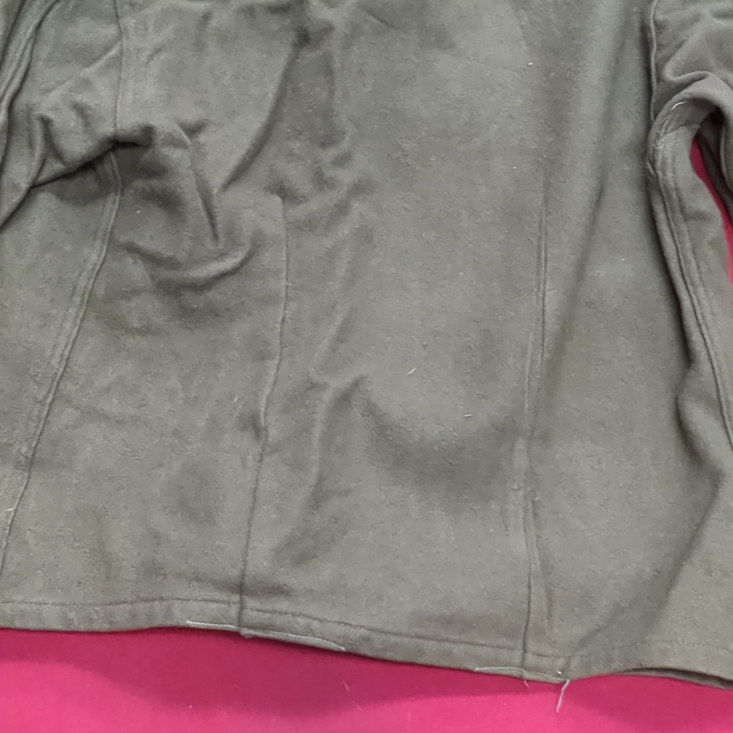 Korean War OD OG 1950s Wool Jacket Good Condition (aa15-1)
