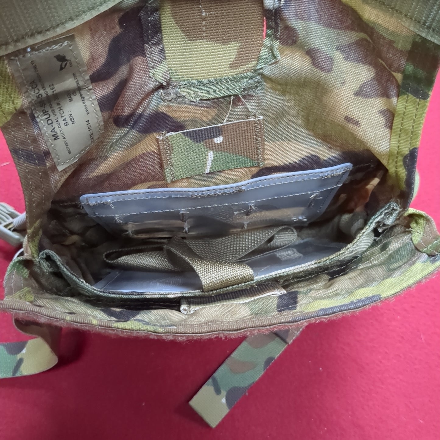 EAGLE INDUSTRIES Dual Use Battery Side Plate Pouch Multicam OCP Good Condition (35cr- ca3-19)
