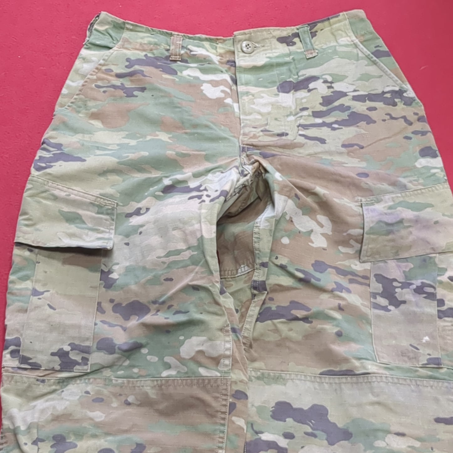US Army Small Long Traditional OCP Uniform Pants Scorpion Used (ec10-11)