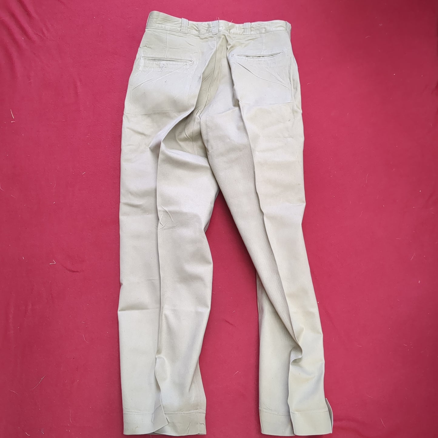 Vintage Men's U.T. 8.2oz Khaki Cotton Shirt Pants Excellent Condition (20g un-21)