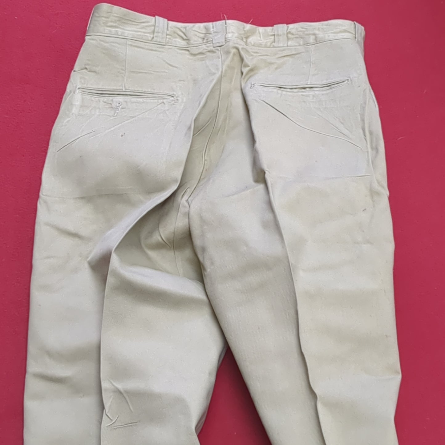 Vintage Men's U.T. 8.2oz Khaki Cotton Shirt Pants Excellent Condition (20g un-21)
