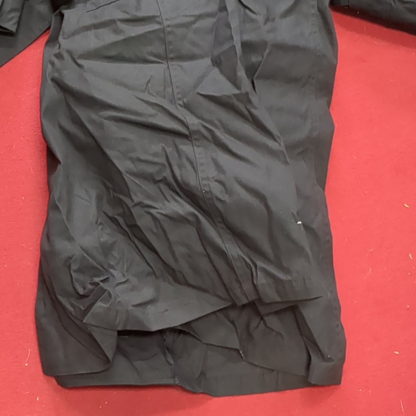 NWT US Army Army Female 12 Short All-Weather Black Overcoat ASU Black Excellent Condition (BA07-6)