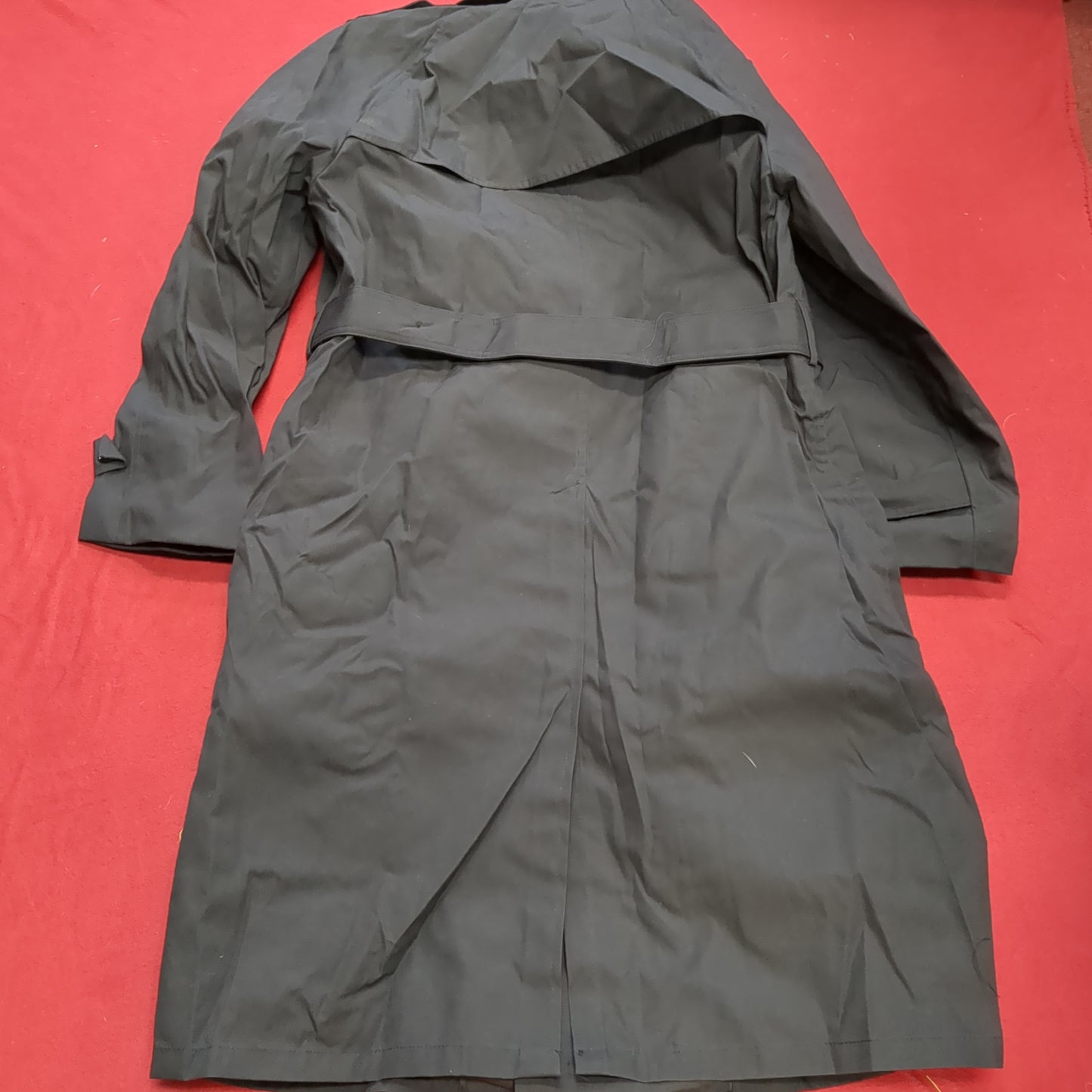 US Army Army Male 40 Regular All-Weather Black Overcoat ASU Black (BA07-16)