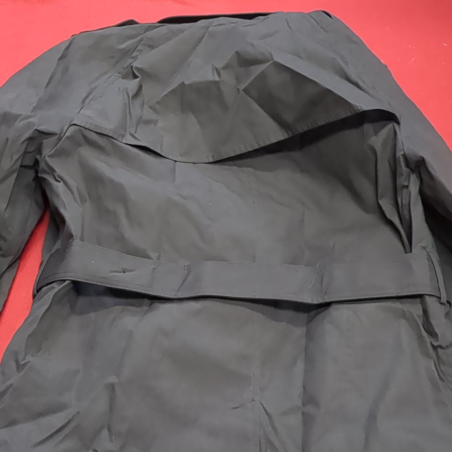 US Army Army Male 40 Regular All-Weather Black Overcoat ASU Black (BA07-16)