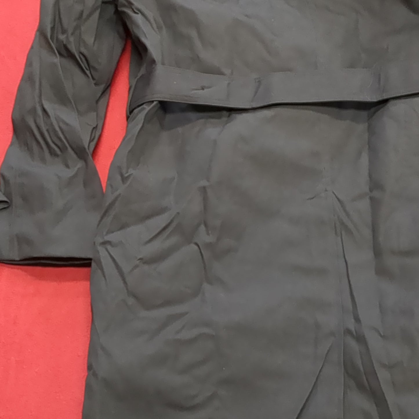 US Army Army Male 40 Regular All-Weather Black Overcoat ASU Black (BA07-16)
