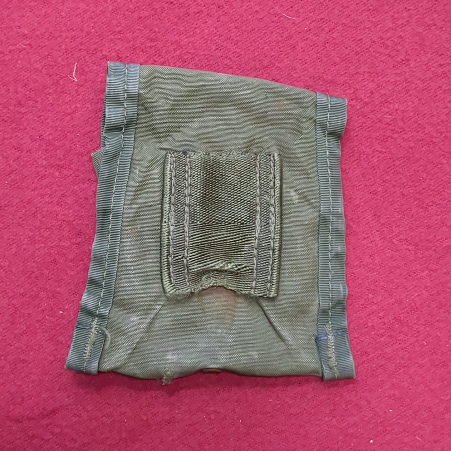 US Army First Aid Compass Pouch OD Olive Drab Used (03g 06cc- ca9-MH145)