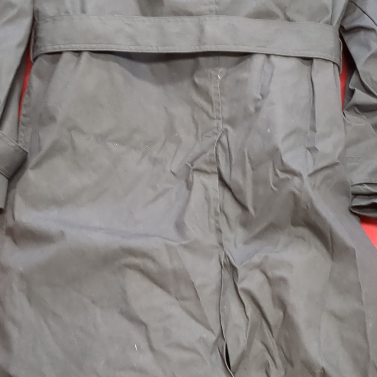 NOS US Army 36XS Black All-Weather Overcoat Dress Uniform (BA07-11)