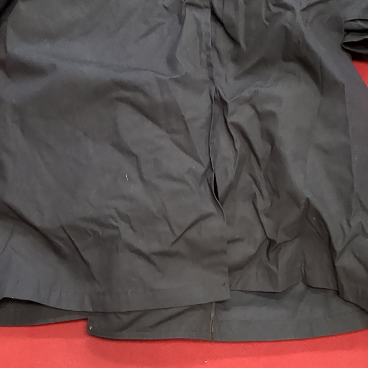 NOS US Army 36XS Black All-Weather Overcoat Dress Uniform (BA07-11)