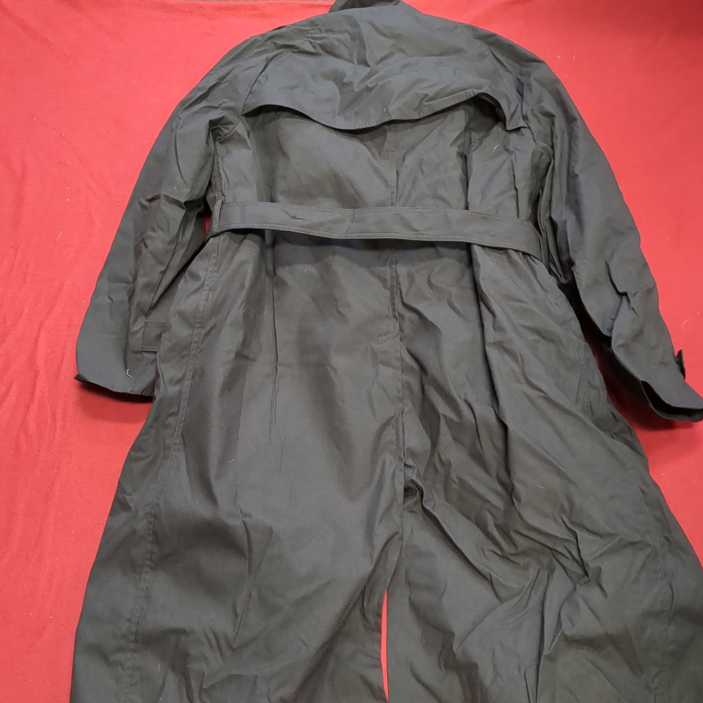 NWT US Army 40 Regular Black All-Weather Overcoat Dress Uniform (BA07-3)