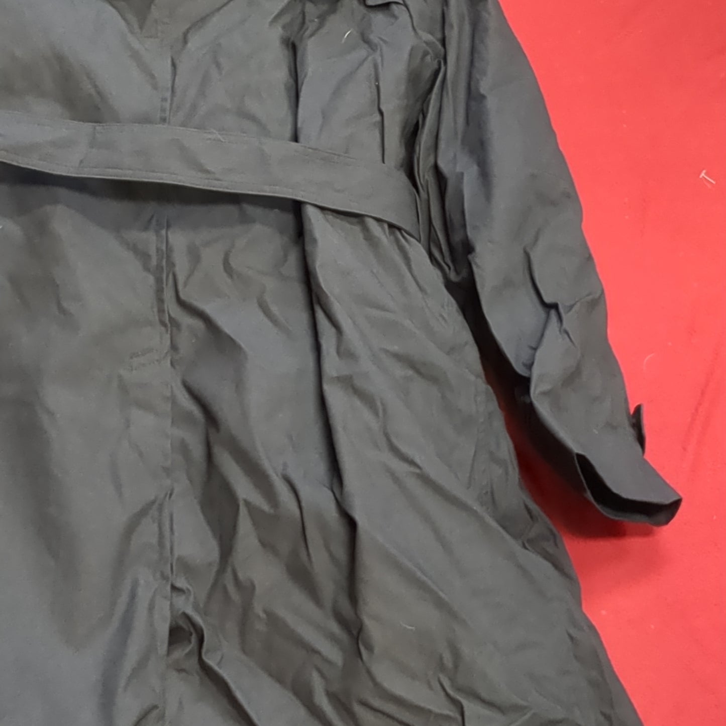 NWT US Army 40 Regular Black All-Weather Overcoat Dress Uniform (BA07-3)