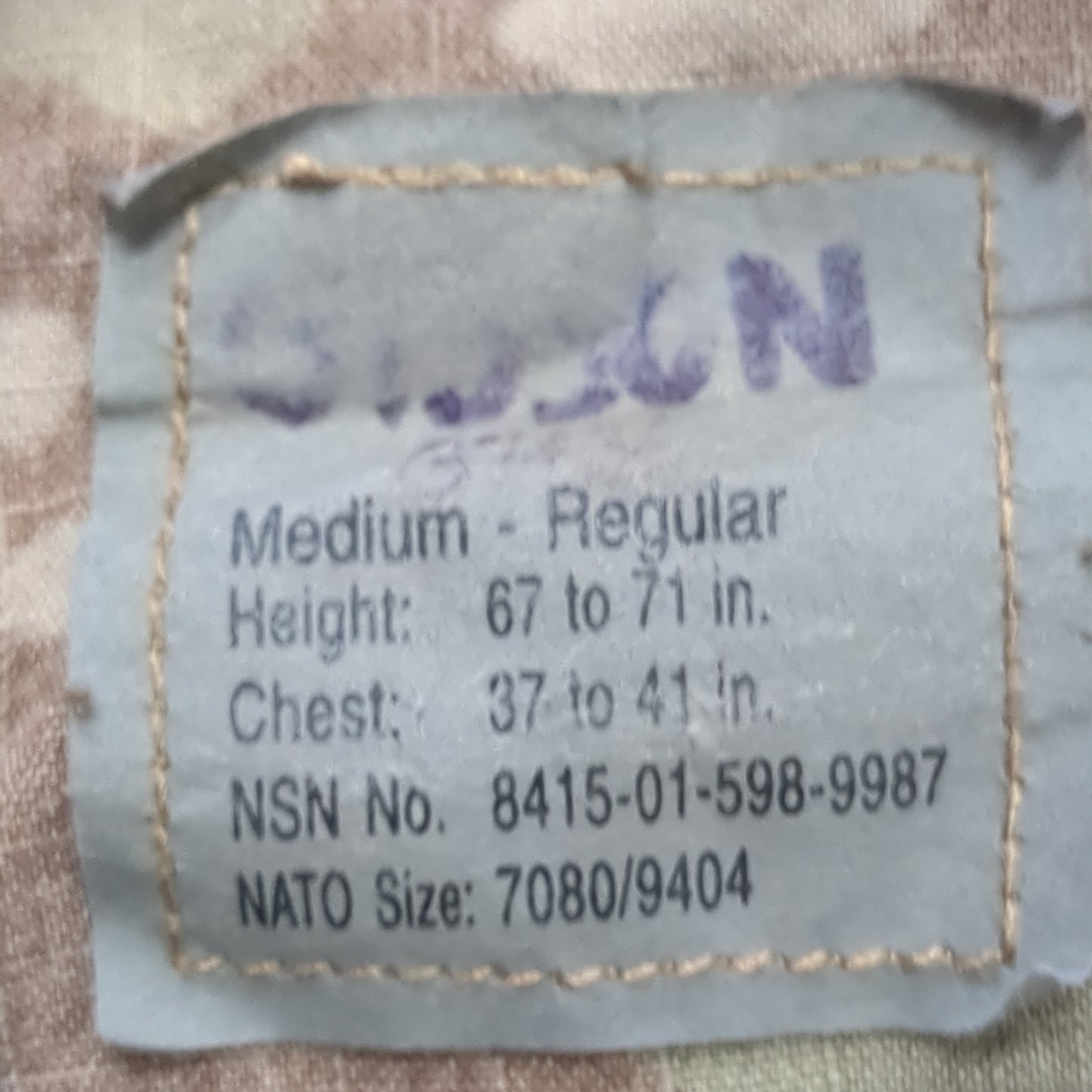 US Army Deployment Medium Regular OCP Multicam Frac Top Used (ec11-08)