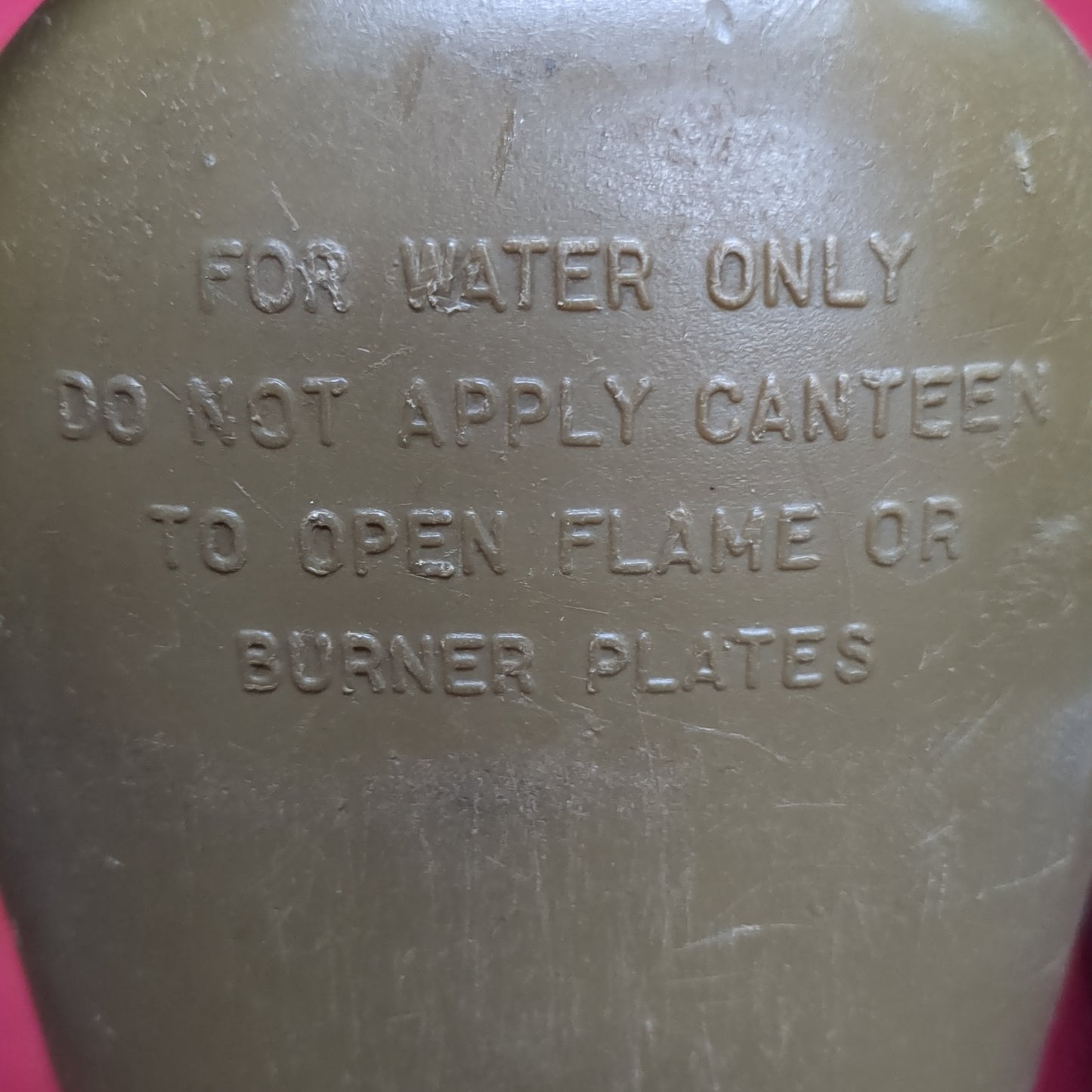 Vintage US Army 1 Quart Canteen Dated 1976 (08g 12s (ab11-48)